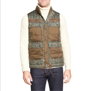 Barbour Edenkawa Colorblock Quilted Vest Olive L